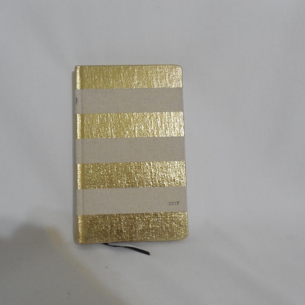 Gold and Beige Kate Spade Agenda